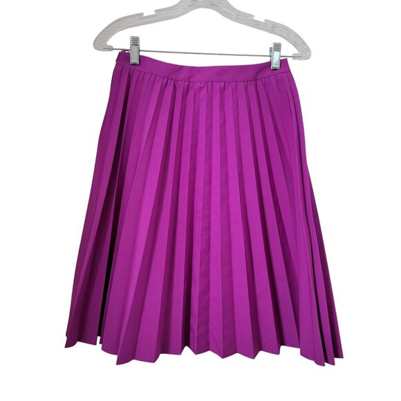 H&M Size 4 Accordian Pleated Knee-Length Skirt, Like New Condition - Picture 2 of 9